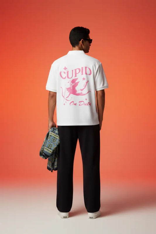 CUPID ON DUTY Unisex Oversized Shirt CREEPINS CLOTHING