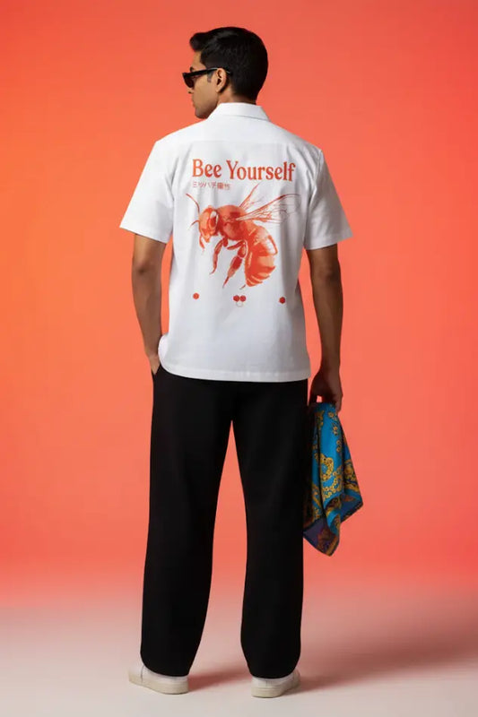 BEE YOURSELF Unisex Oversized Shirt CREEPINS CLOTHING