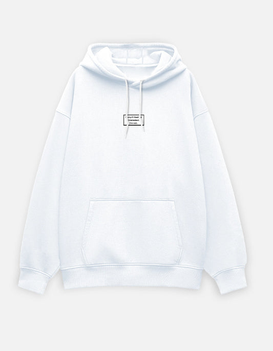 Sorry if i look Interested!! Unisex Oversized Hoodie - CREEPINS CLOTHING
