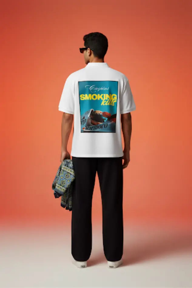 SMOKING KILLS OVERSIZED SHIRT CREEPINS CLOTHING