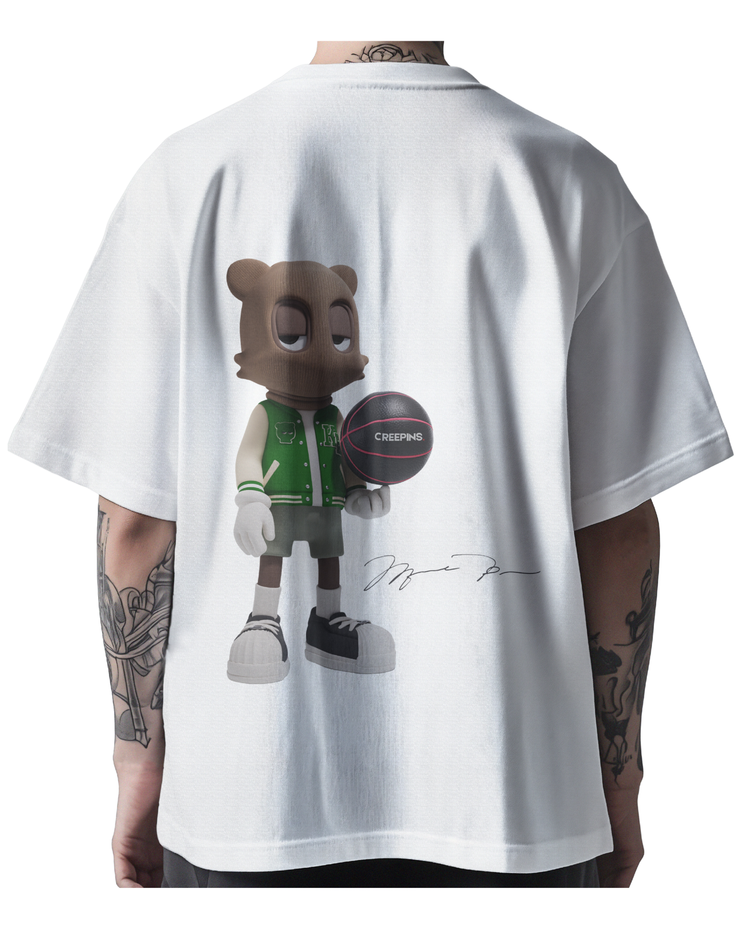 CREEPINS BASKETBALL TERRY OVERSIZED T-SHIRT