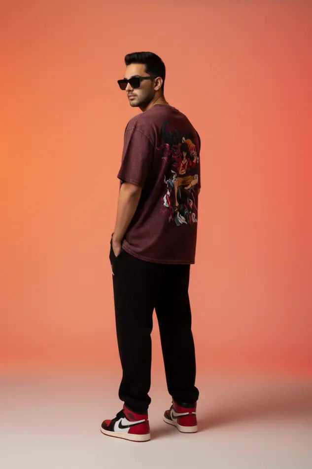 ONEPIECE SHADOW OVERSIZED TEE CREEPINS CLOTHING