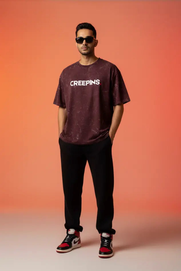 ONEPIECE SHADOW OVERSIZED TEE CREEPINS CLOTHING