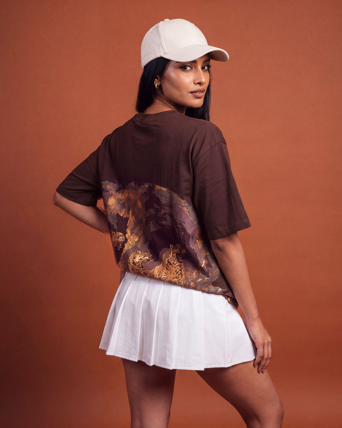 Leopard Instinct Oversized Tee